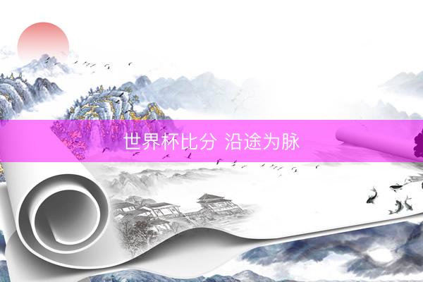 世界杯比分 沿途为脉